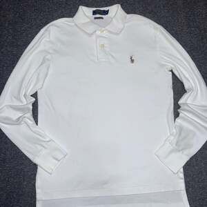 Polo Ralph Lauren Pima Soft Touch Long Sleeve Polo Shirt - White